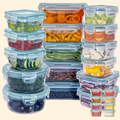 Food Containers Set of 24